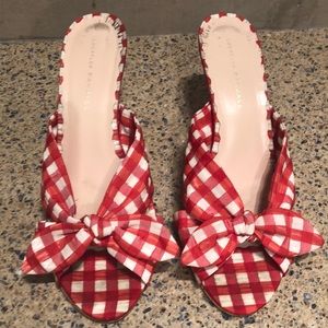 Loeffler Randall Luisa Red Knotted heel